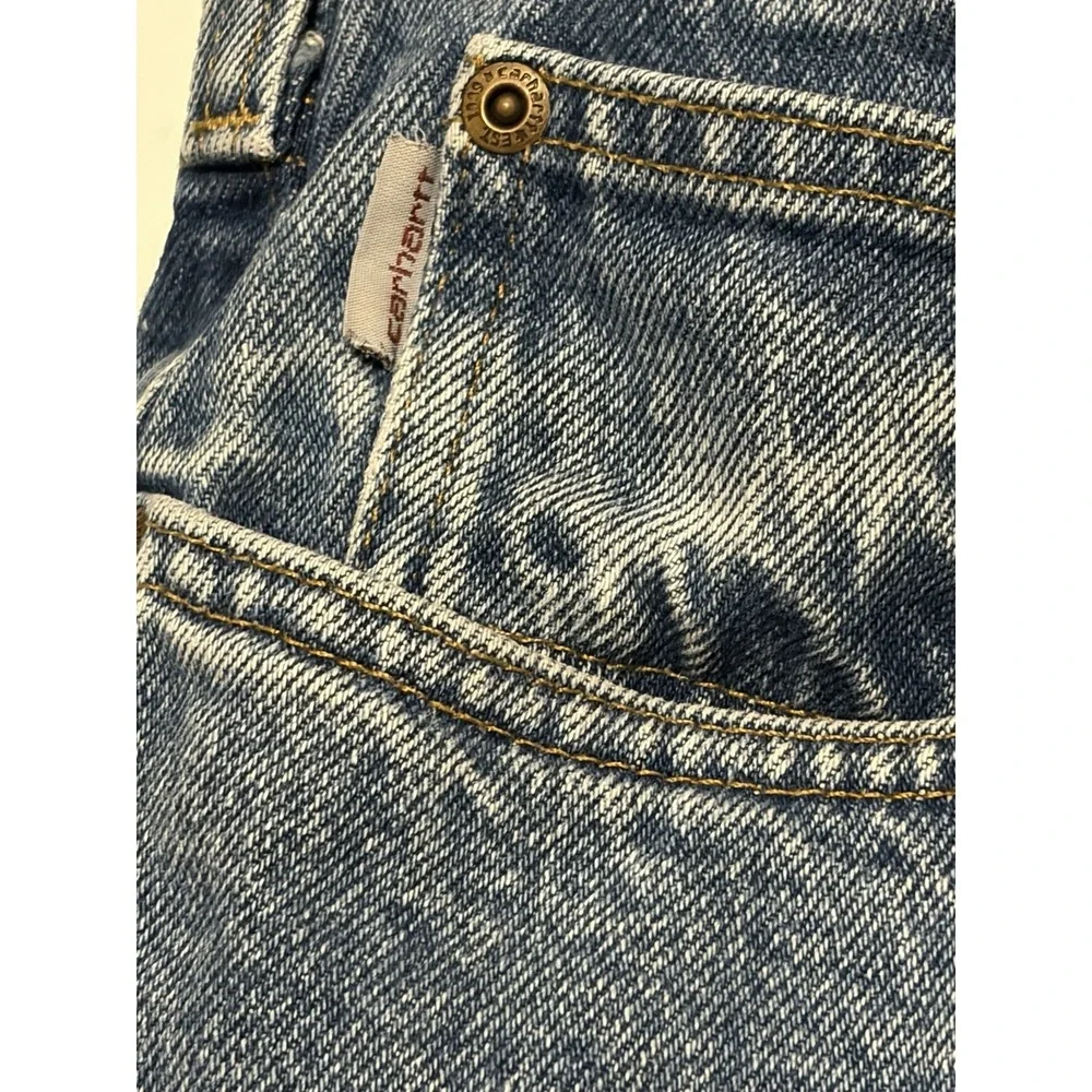 Men's Carhartt Jeans, Medium Wash Denim, Men's Jeans Size 38x32, 38 waist pants